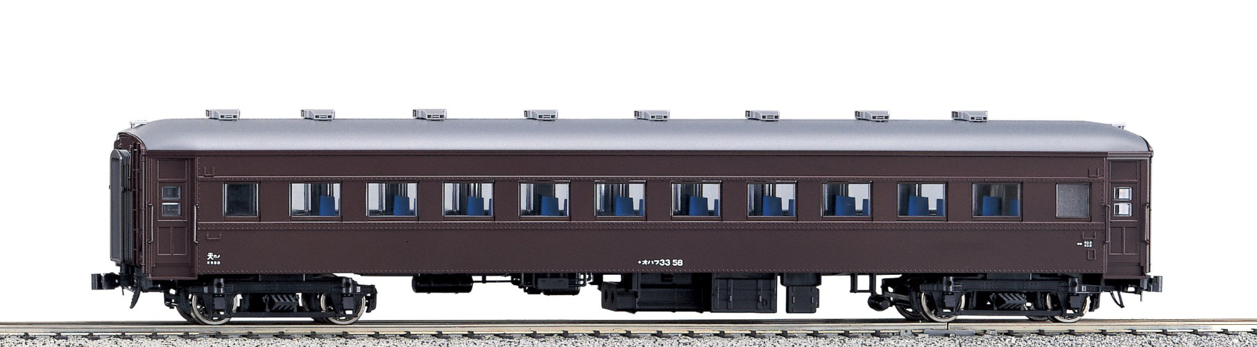 KATO HO Gauge Ohaff 33 Brown 1-514 Railway Model Passenger Car