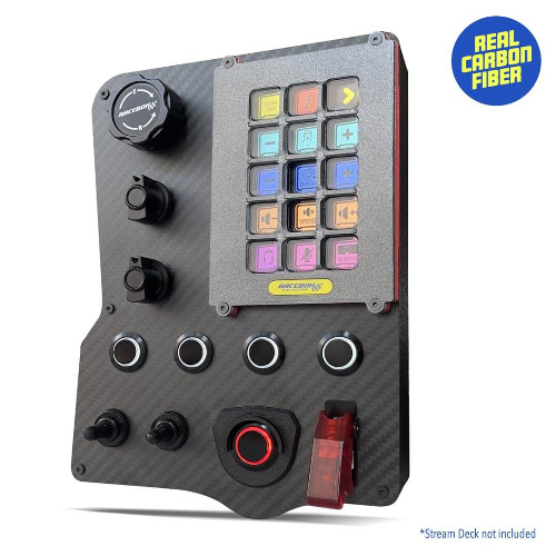 GTR Carbon Fiber Button Box for Stream Deck | Default Title