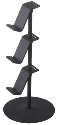 Yamazaki 5089 SMART Controller-Halterung, schwarz, Stahl/ABS Harz/Silikon, Minimalistisches Design - Black