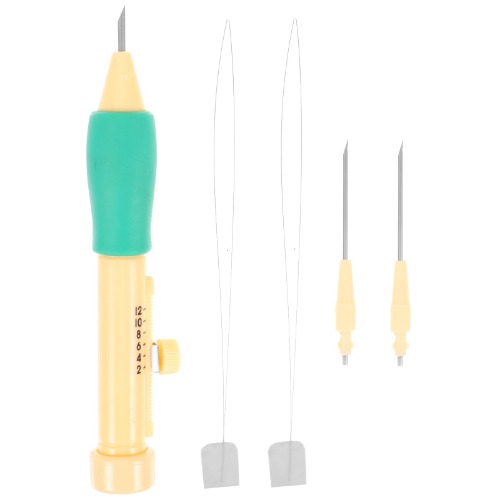Tofficu 1 Set Punch Needle Kit Punch Needle Embroidery Pen Adjustable Punch Needle Tool Stitch Needles Sewing Punch Needles Rug Hooking Tool for DIY Stitching Craft