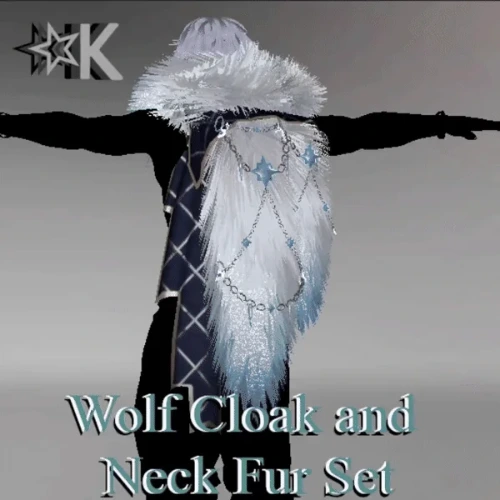 Wolf Cloak and Neck Fur Set (Materials Included)
