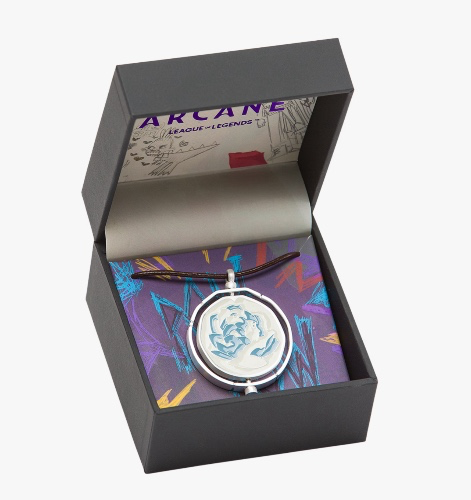 Arcane Blue Rose Necklace | Riot Games Store