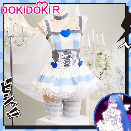DokiDoki-R Anime Panty & Stocking with Garterbelt Cosplay Stocking Costume Stocking Angel Dress | L