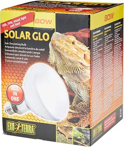 Exo Terra Solar-Glo Mercury Vapor Bulb, 80W, 80 W