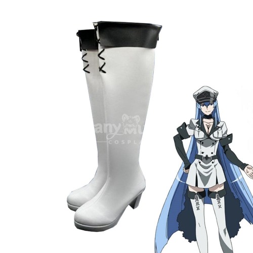 Anime Akame ga Kill! Cosplay Esdeath Cosplay Shoes - 35