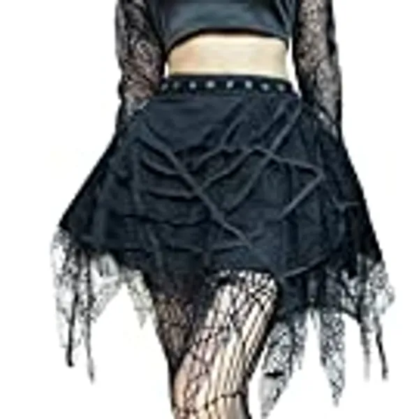 Goth Skirt for Women Or Teen Girls Punk Gothic Y2k Alt Emo Mini Skirt