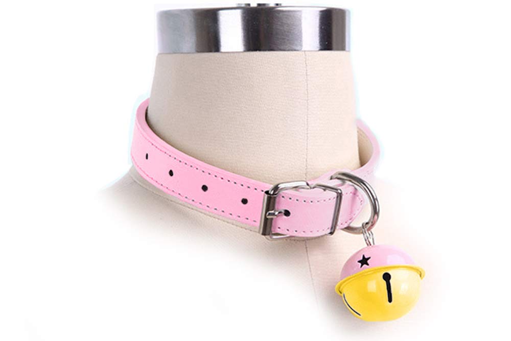 SWAGPAI Handmade Cosplay Choker Lolita Kitty Bell Collar Women Leather Bow Choker Necklace