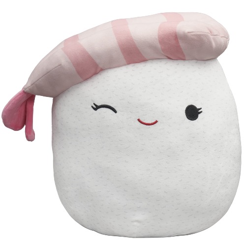 Squishmallows 14-Inch Shrimp Sushi with Winky Eye Plush - Add Keina to Your Squad, Ultrasoft Stuffed Animal Large Plush Toy, Official Kelly Toy Plush - 