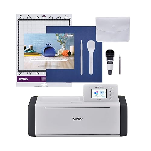 Brother ScanNCut SDX85C Electronic DIY Cutting Machine with Scanner, Make Vinyl Wall Art, Appliques, Homemade Cards and More with 251 Included Patterns,Charcoal - Charcoal - Cutting Machine
