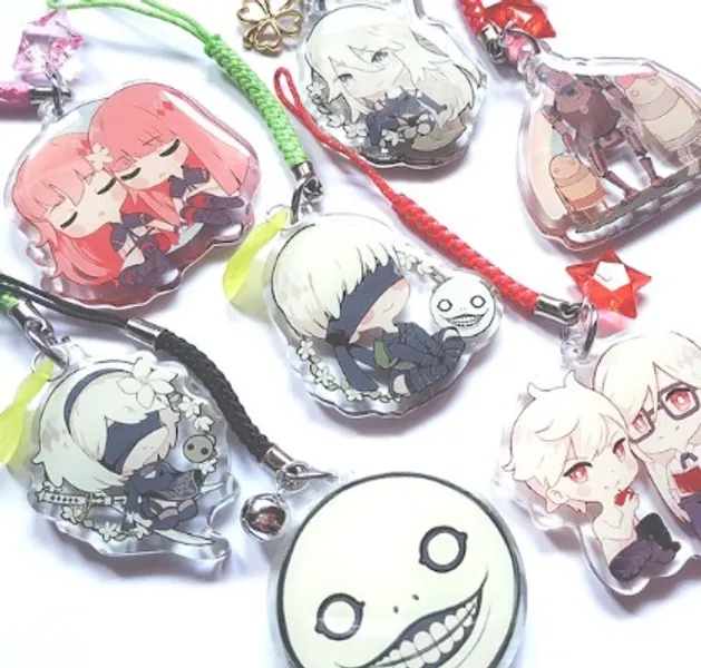 Nier:automata Clear Acrylic Charms | Etsy