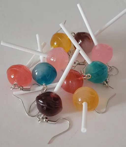 Lollipop Candy Novelty Earrings
