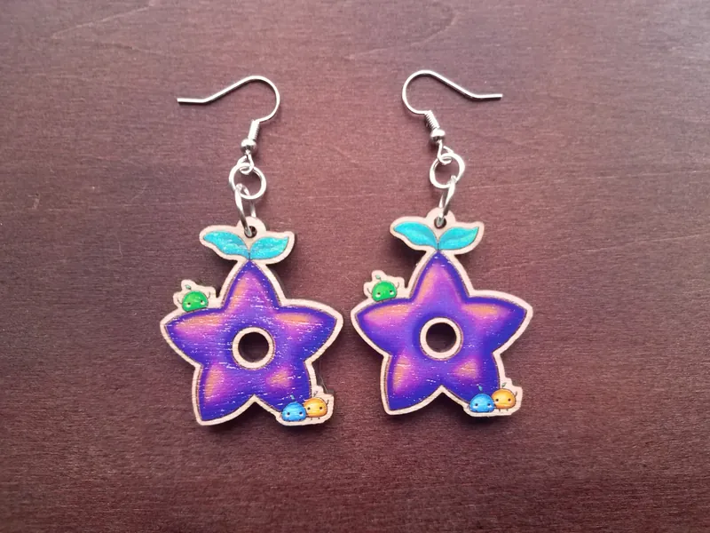 Stardrop Dangle Earrings