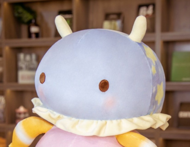 Hannah - Chubby Manatee Plush: Cuddly Ocean - Blue / 35cm