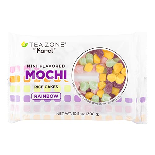 TEA ZONE B3007a 10.6 oz Rainbow Mini Mochi Bag - Rainbow