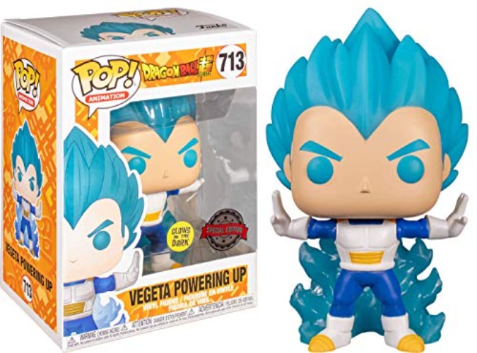 Funko Pop! Animation Dragonball Vegeta Powering Up Glow in Dark Exclusive #713
