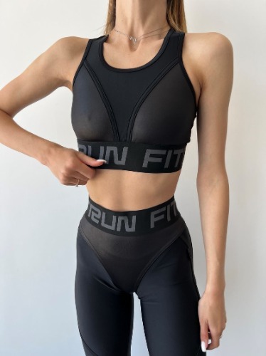 Sports Top FITRUN Top "Black Blaze" | M