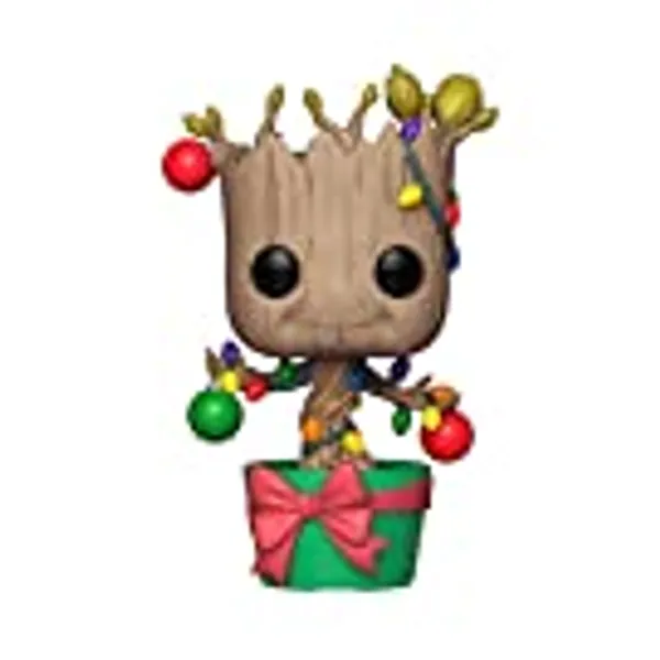 Funko Pop Marvel: Holiday, Guardians of The Galaxy - Groot Collectible Figure, Multicolor