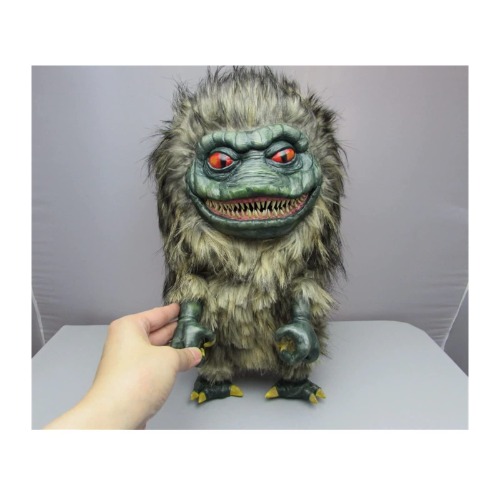 Critters Prop Doll, Space Crite ,Plush , from Movie Critters Collection, Creepy Doll Fugglers Funny Ugly Monsters â€‹Gifts for Children (A- Green) - Green