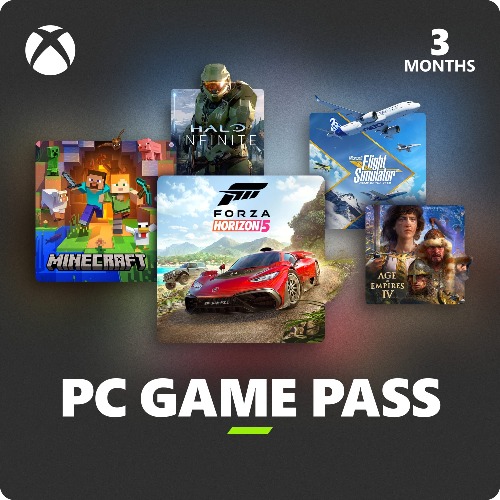 PC Game Pass: 3 Month Membership [Digital Code] - 3 Month Code