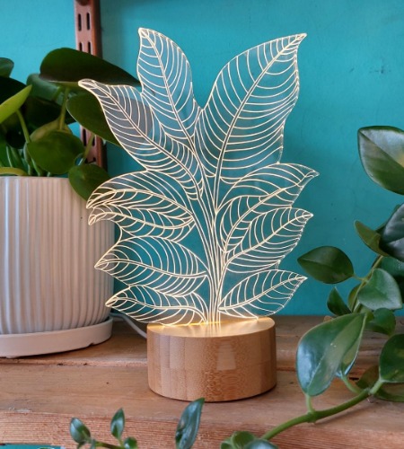 Heliconia Lamp - Bamboo Base | Default Title