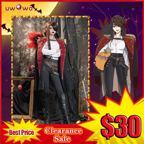 【Clearance Sale】Uwowo Genshin Impact Fanart Pirate Beidou Witch Halloween Cosplay Costume