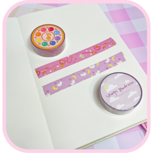 magical girl washi tape - magical girl wands