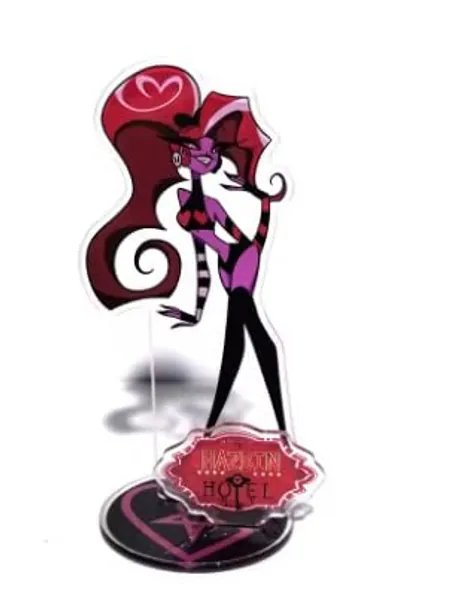 15cm Anime Hazbin Hotel Helluva Boss Game Acrylic Stand Figure Display (Velvette/Style 1)