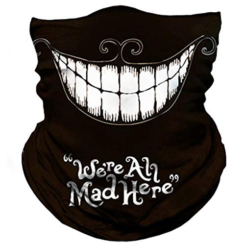 Seamless Neck Gaiter Shield Scarf Bandana Face Mask Seamless UV Protection for Motorcycle Cycling Riding Running Headbands - Weird Smile