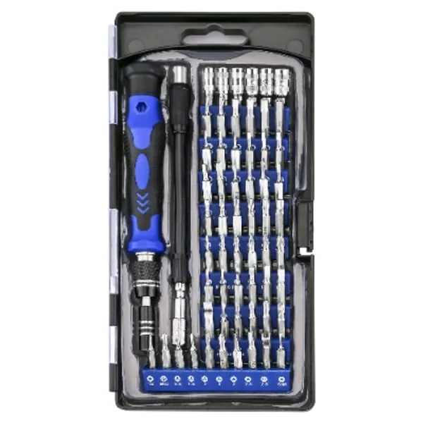 Precision Screwdriver Kit, XOOL 62 in 1 Electronics Repair Tool Kit, Magnetic Driver Kit with Flexible Shaft, Extension Rod for Mobile Phone, Smartphone, Game Console, PC, Tablet