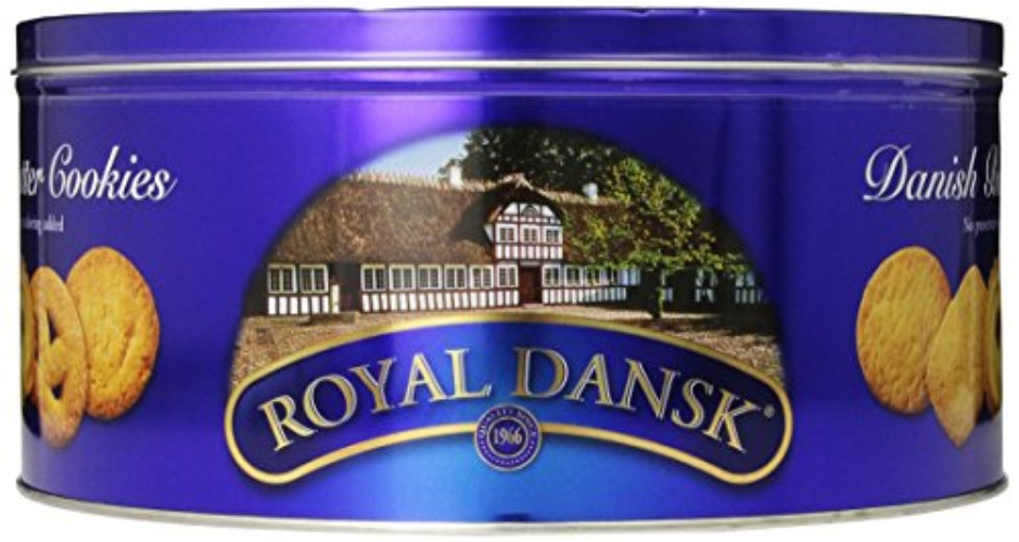 Kelsen Royal Dansk Danish Butter Biscuits 100% Pure Butter Cookies - 1.8 Kg Tin - 1.81 kg (Pack of 1)