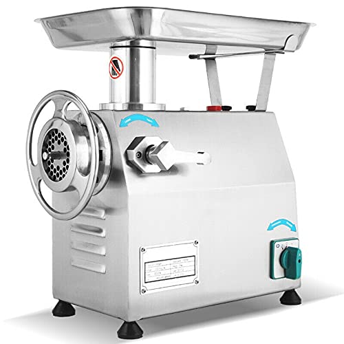 CVS Heavy Duty Commercial Meat Mincer- A Series Size 22, High Grade 800W Motor, Minces 250kg/Hour, Hygienic Stainless Steel Enclosure and Components, (A22)