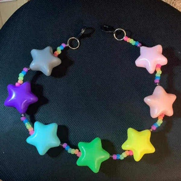 Kandi Ball Pit Star Chain :3!
