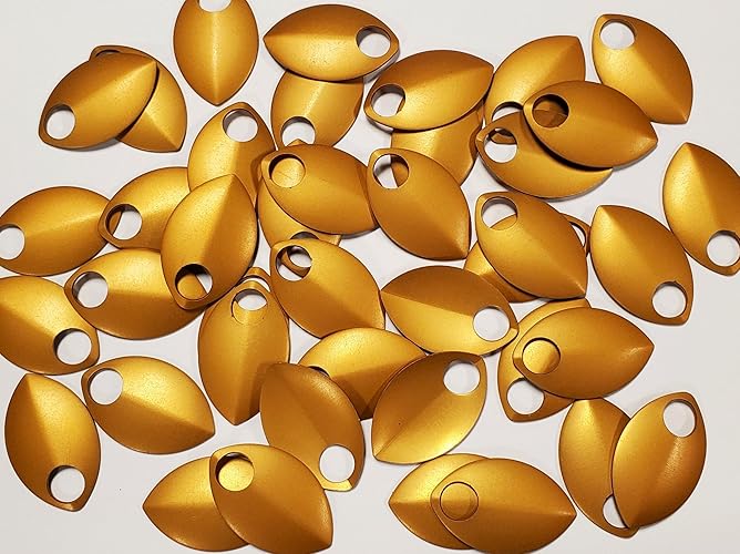 Chainmail Joe Premium Anodized Aluminum Scales (Large (100ct), Gold) - Large (100ct) - Gold