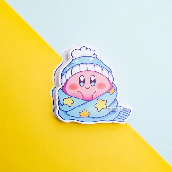 Poyo in Scarf Vinyl Sticker