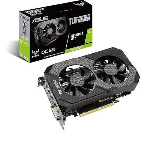 ASUS TUF GeForce GTX 1660 Super Overclocked 6GB Edition HDMI DP DVI Gaming Graphics Card (TUF-GTX1660S-O6G-GAMING) - Graphic Card