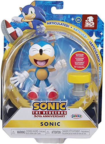 Sonic The Hedgehog - 11 cm articulated figure - Classic Sonic character + spring