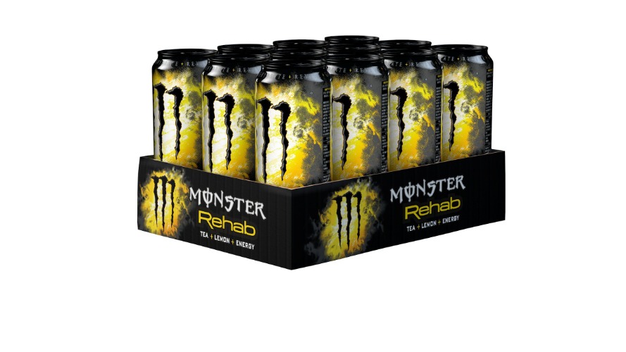 Monster Rehab citron 12 burkar 500ml - Totalt 6 liter
