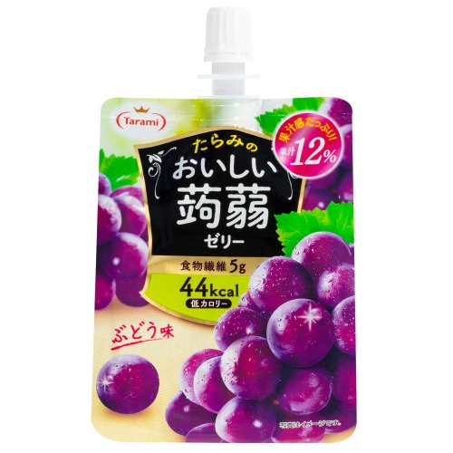Tarami delicious konjac jelly grapes taste 150gX6 pieces - 