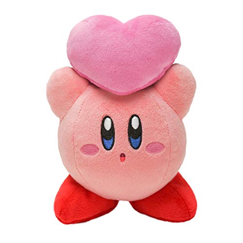 Sanei Kirby Adventure Kirby's Dream Land Kirby Stuffed Plush Japan Import (Kirby Heart KP33) - Kirby Heart Kp33