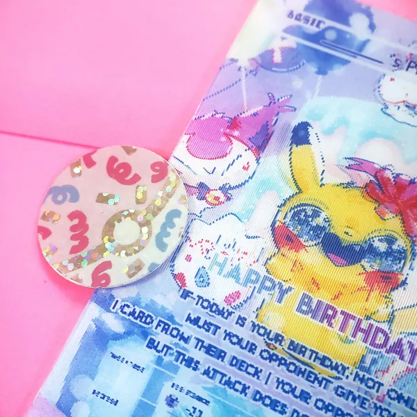 Birthday Pikachu Greeting Card