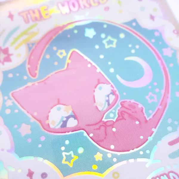The World: Mew Tarot sticker