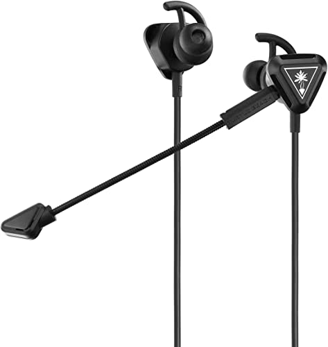 Turtle Beach Battle Buds In-Ear Gaming - Black/Silver (Mobile, Nintendo Switch, Xbox Series X, Xbox One, PlayStation 4, PlayStation 5, PC)