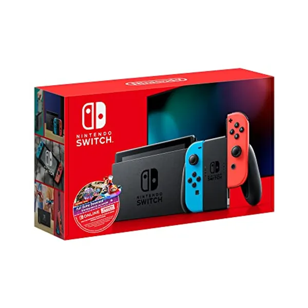 Nintendo Switch + Mario Kart 8 Deluxe + 3 Month Online Individual Membership