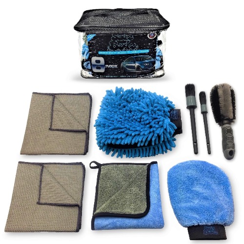 Sudz Budz Premium Microfibre Car Wash Kit 8pcs