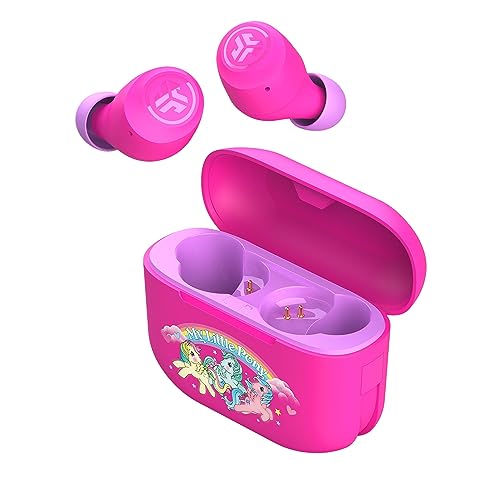 JLab Limited Edition My Little Pony Go Air Pop True Wireless Bluetooth Earbuds + Charging Case, Dual Connect, IPX4 Sweat Resistance, Bluetooth 5.1 Connection, 3 EQ Sound Settings - My Little Pony - Pop
