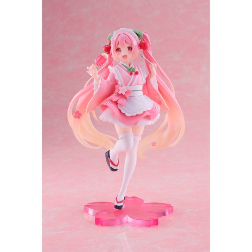 "Character Vocal Series 01 Hatsune Miku" Sakura Miku Newley Written Figure Japanese Cafe Ver. | Default Title