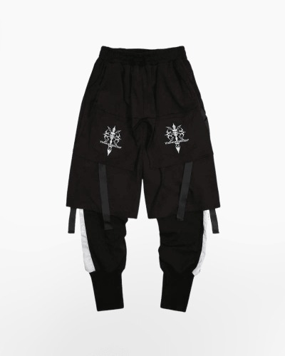 You Are Handsome Techwear Pants | Black / L