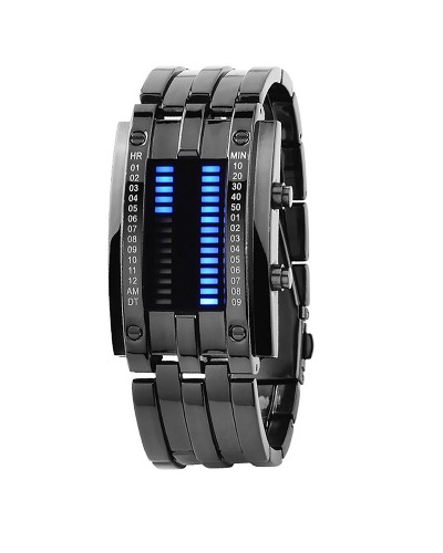 Never Ending Energy Electronic Bracelet Watch | Black / Men