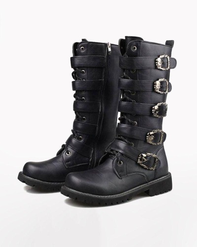 Remember This Feeling Punk Boots | Black#Thin / 42