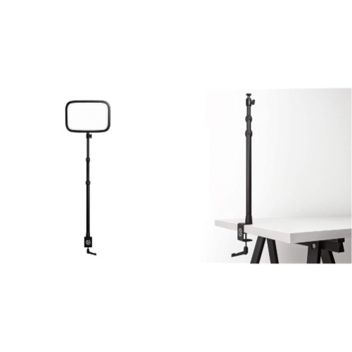 Elgato Key Light - Professional 2800 lumens Studio Light with Desk clamp for Streaming & Master Mount L, Extendable Up to 125 CM/ 49 Inches, Center Ball Head, 1/4" Screw - 